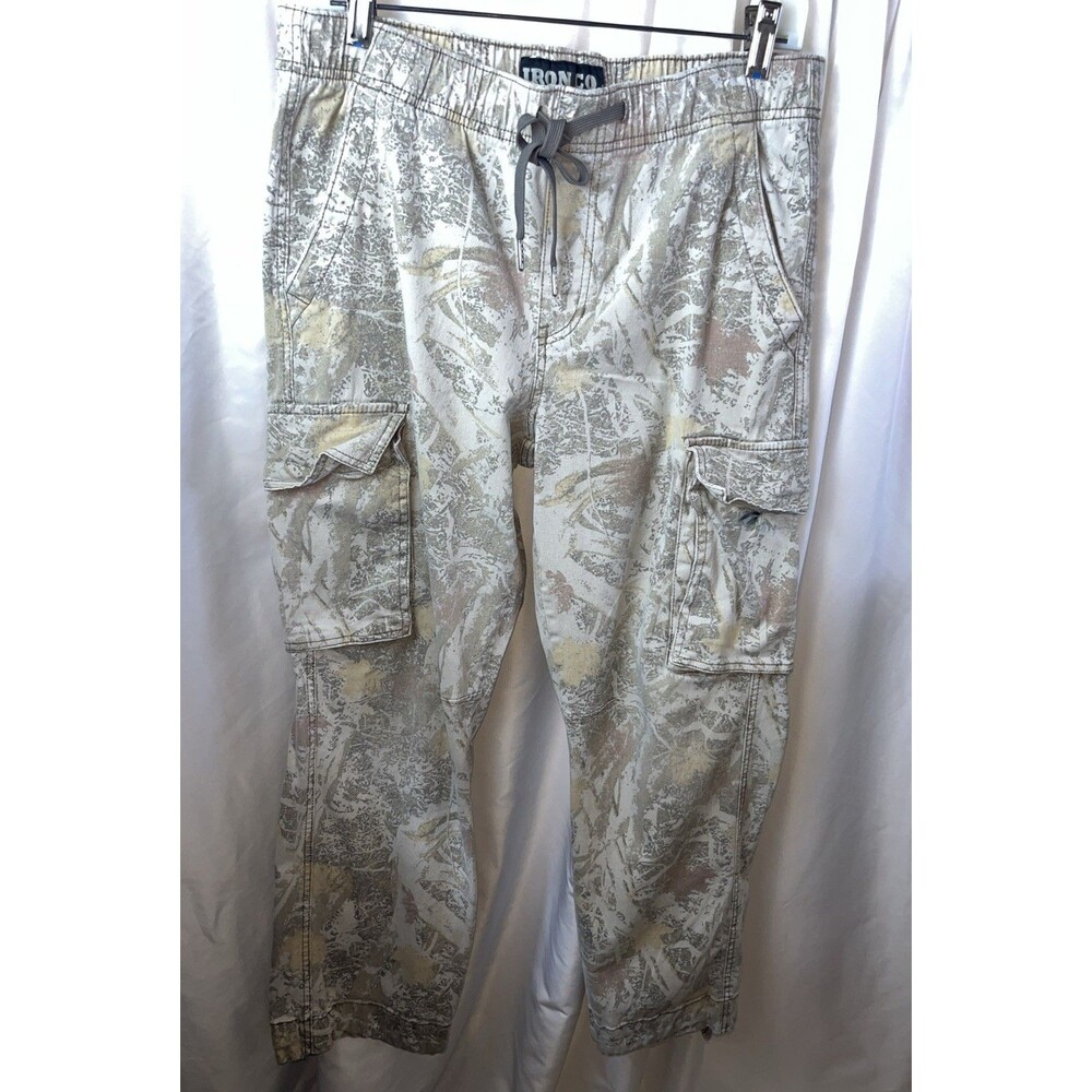 Iron Co. Men’s Cargo Pants Size M X32 Camouflage Outdoors Hunting Forest